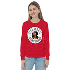 Teen Clothing — cotton regular fit long sleeve t-shirt  — Viva Ebonie Jade Flowers
