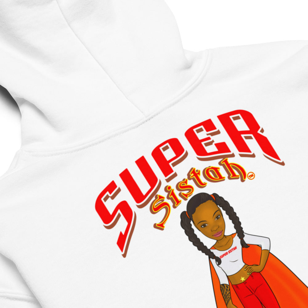 Teen Clothing — regular fit cotton — Super Sistah Hooded T-Shirt — Front & Back Design*
