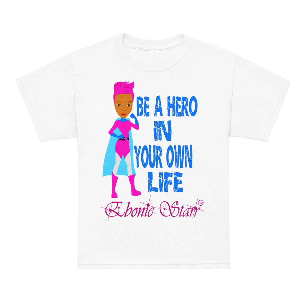 Ebonie Starr Be A Hero short sleeve t-shirt - VivaSistah