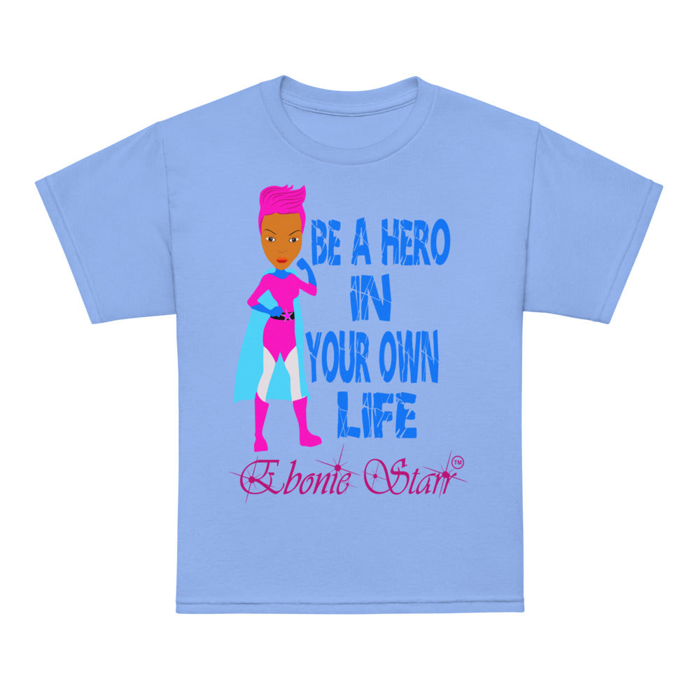 Ebonie Starr Be A Hero short sleeve t-shirt - VivaSistah