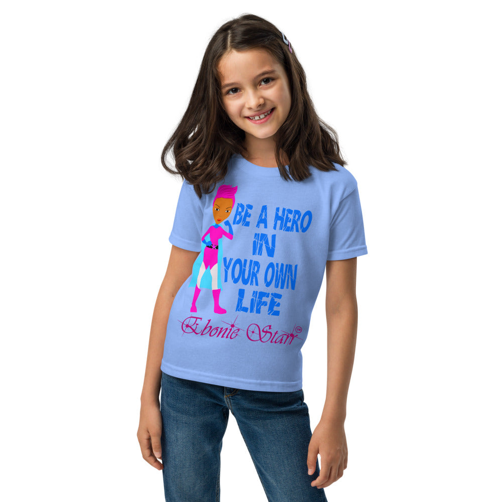 Ebonie Starr Be A Hero short sleeve t-shirt - VivaSistah