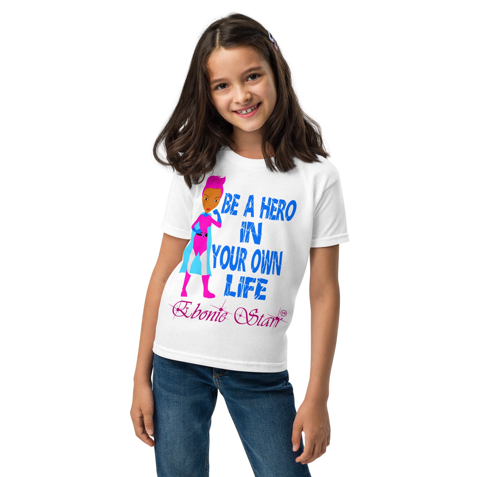 Ebonie Starr Be A Hero short sleeve t-shirt - VivaSistah
