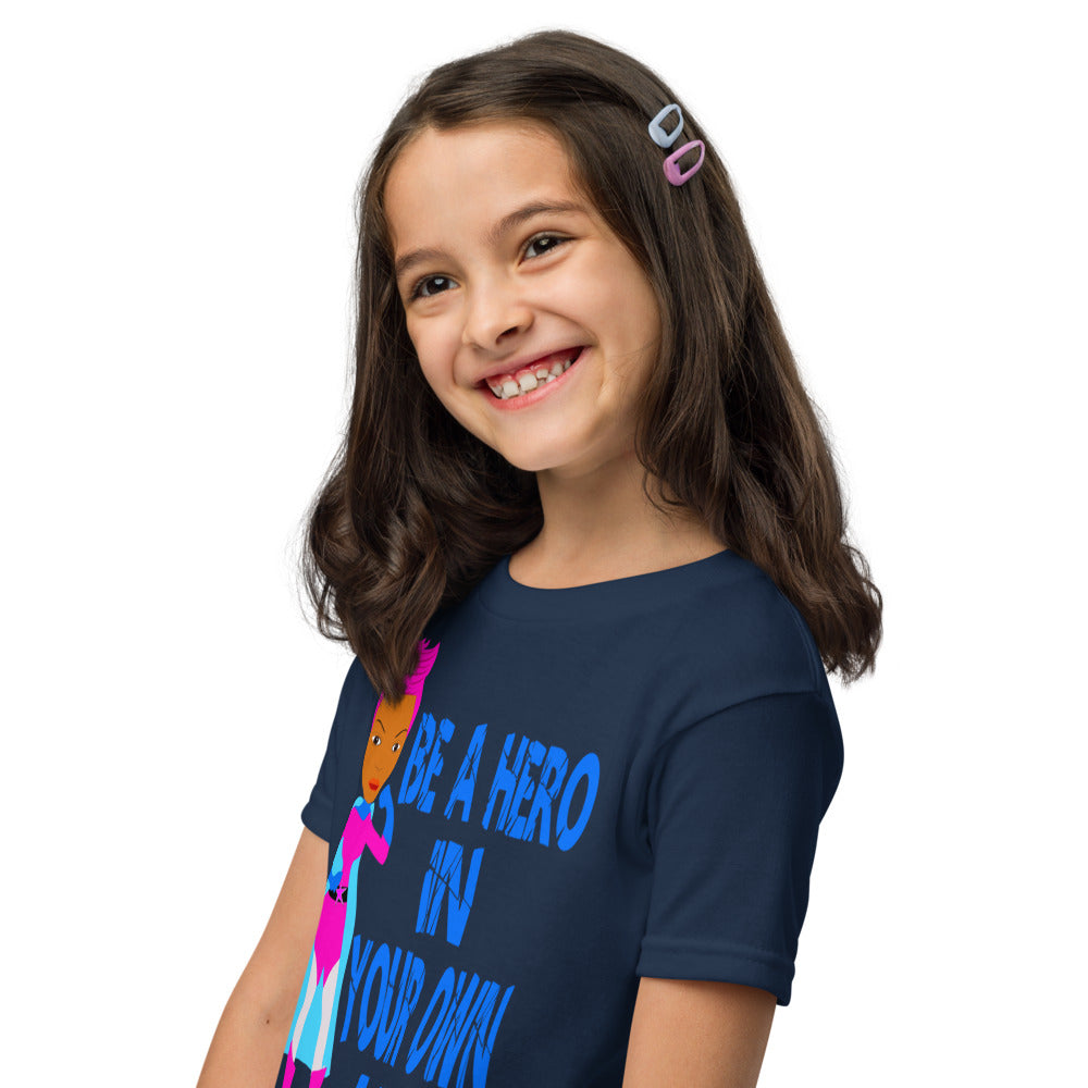 Ebonie Starr Be A Hero short sleeve t-shirt - VivaSistah