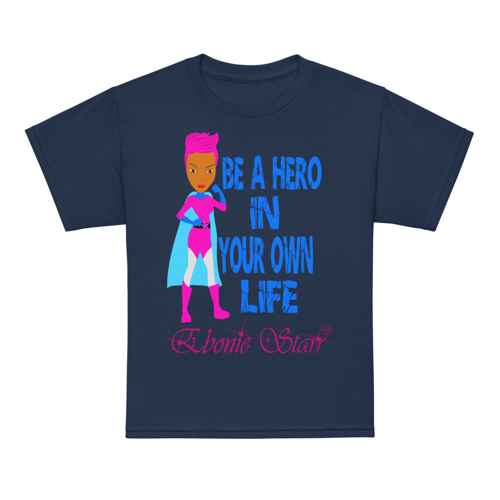 Ebonie Starr Be A Hero short sleeve t-shirt - VivaSistah