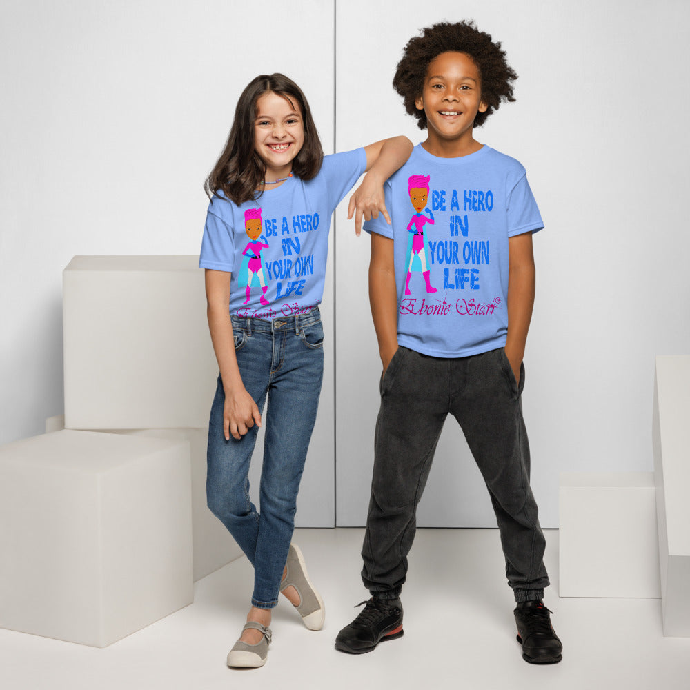 Ebonie Starr Be A Hero short sleeve t-shirt - VivaSistah