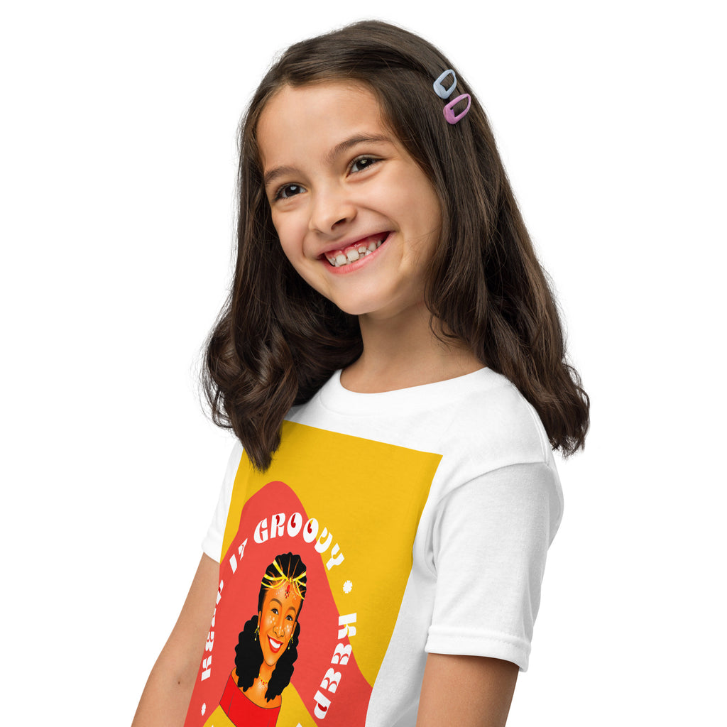 Youth t-shirt Lisa Keep it Groovy - VivaSistah