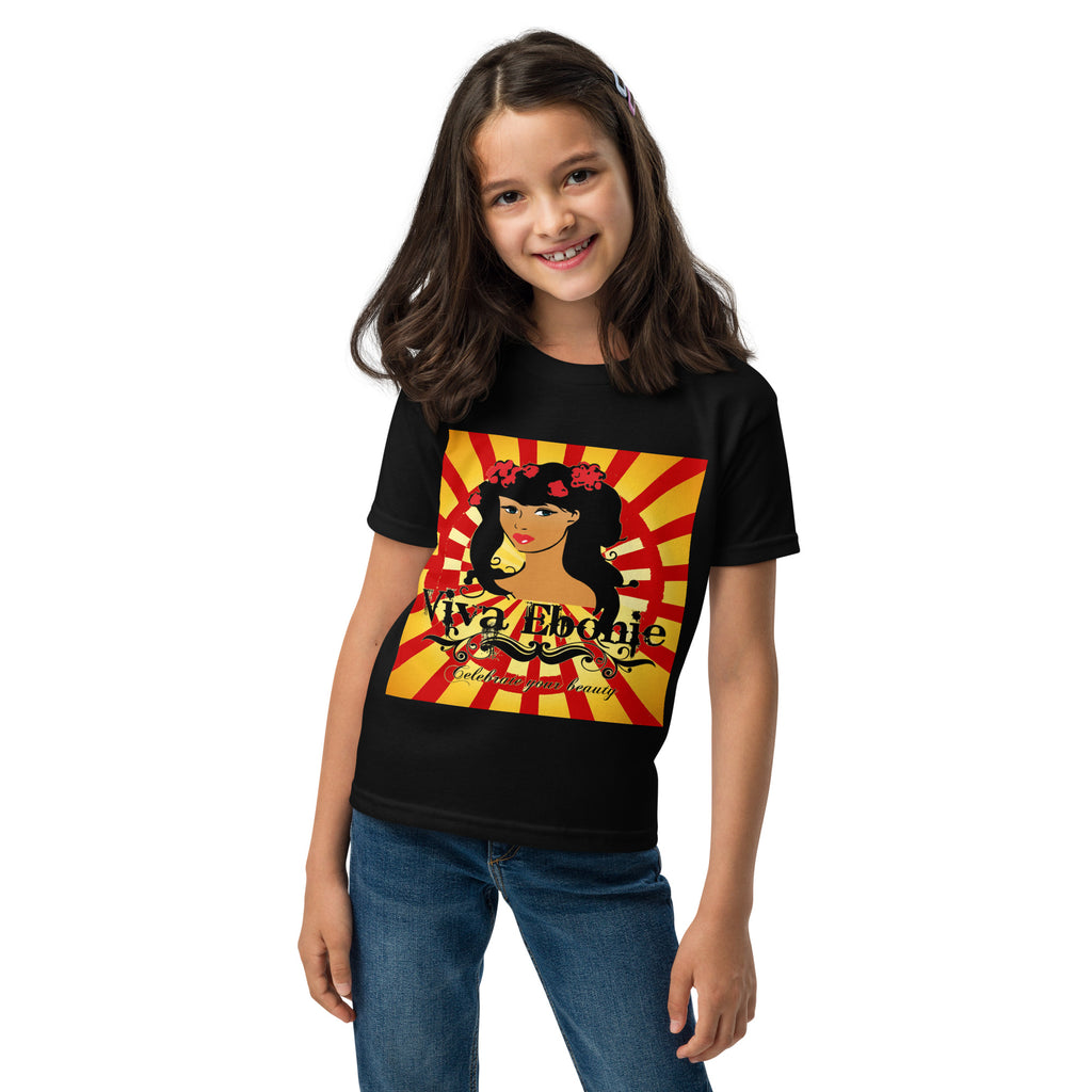 Youth t-shirt Chantay Red Burst - VivaSistah