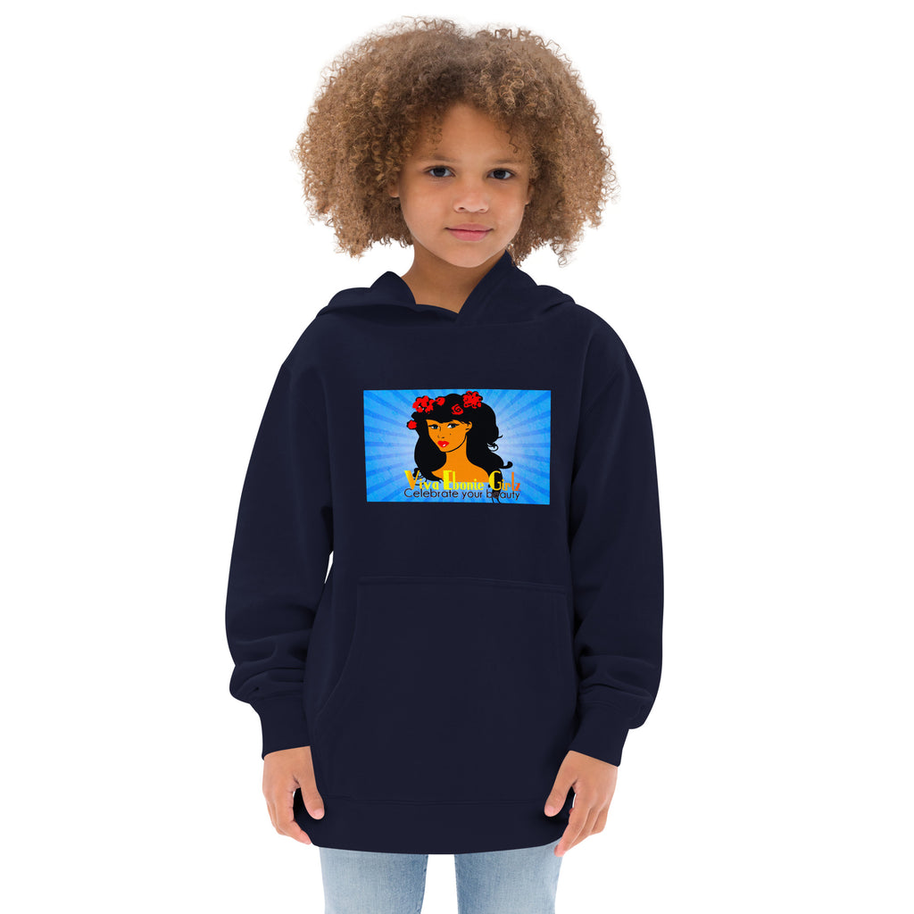 Kids fleece hoodie Chantay Blue Burst - VivaSistah
