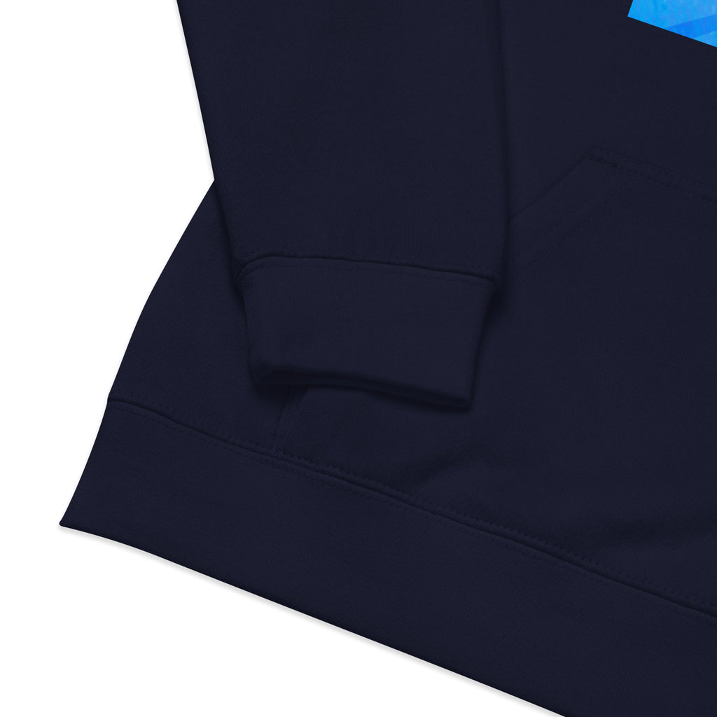 Kids fleece hoodie Chantay Blue Burst - VivaSistah