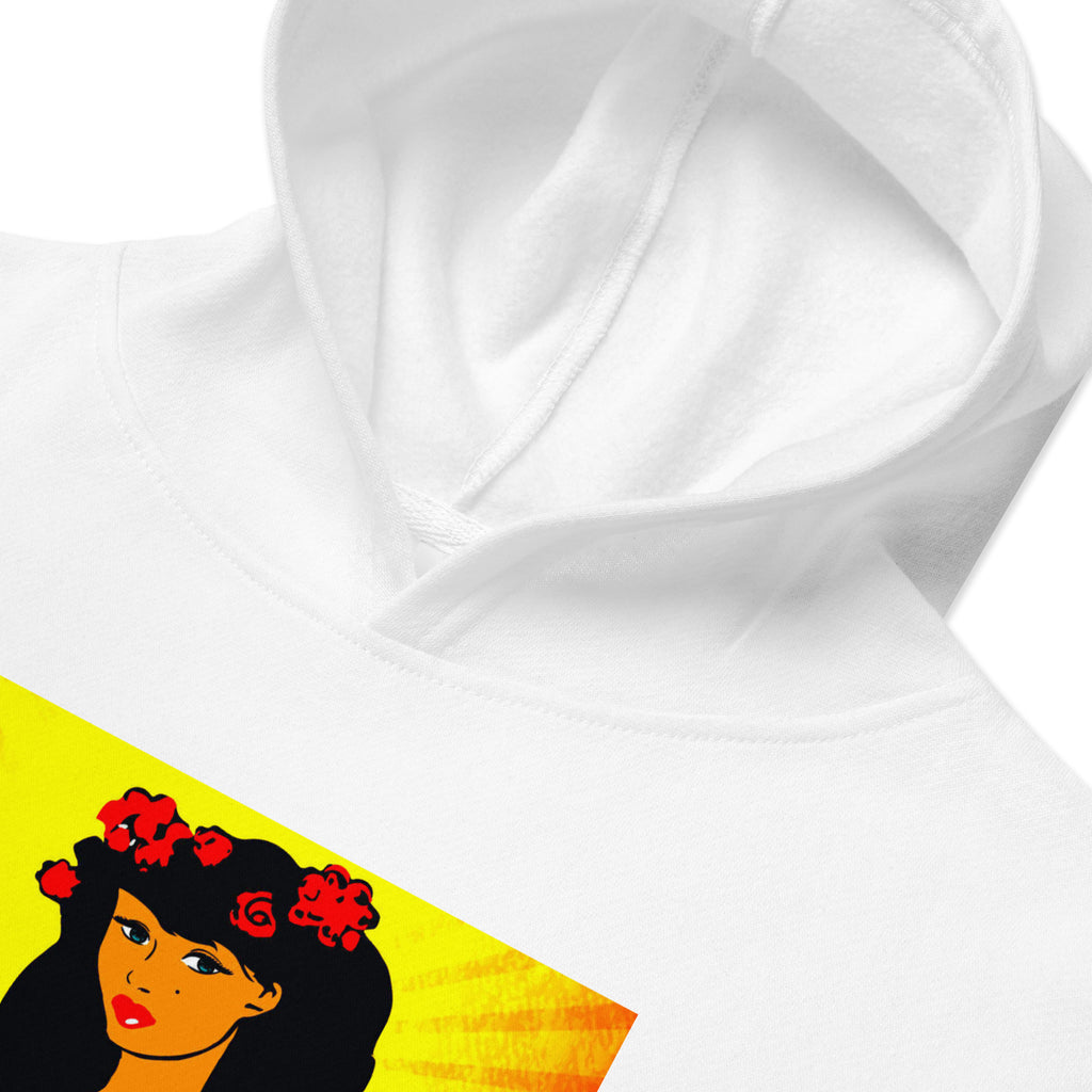 Kids fleece hoodie Chantay Gold Burst - VivaSistah