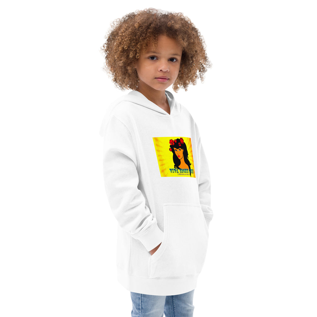 Kids fleece hoodie Chantay Gold Burst - VivaSistah