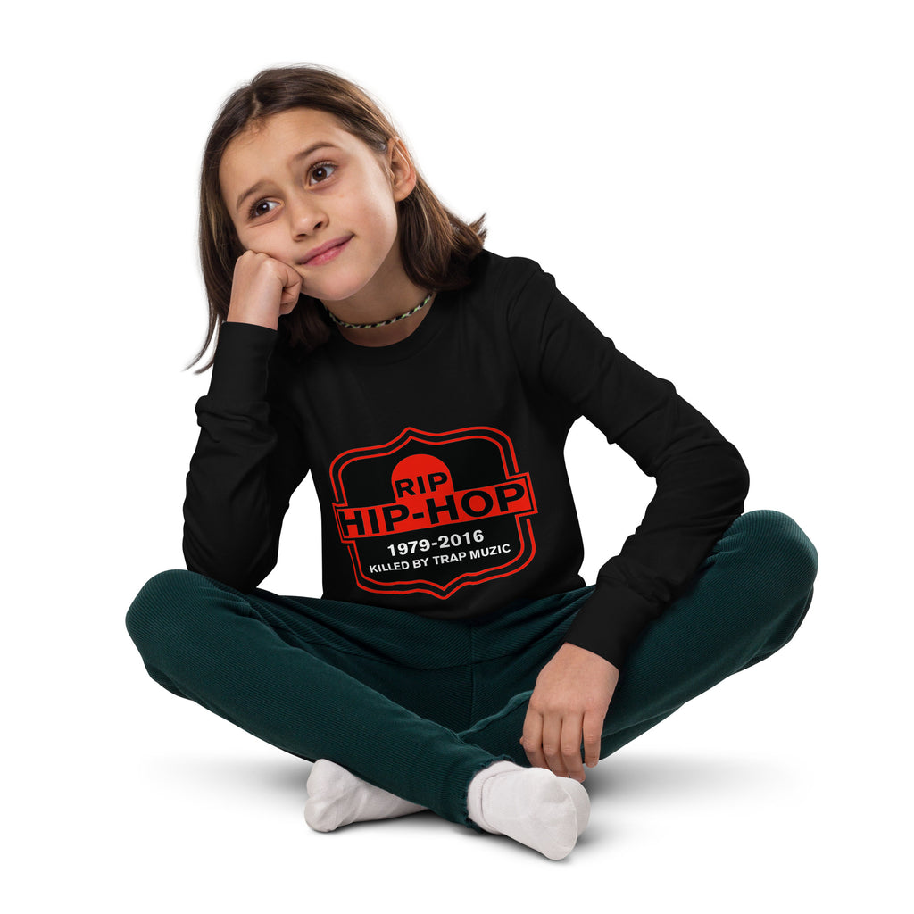 Youth long sleeve tee RIP HIP HOP - VivaSistah