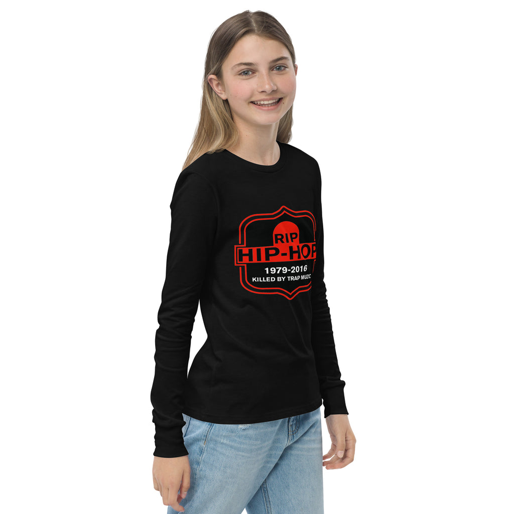 Youth long sleeve tee RIP HIP HOP - VivaSistah