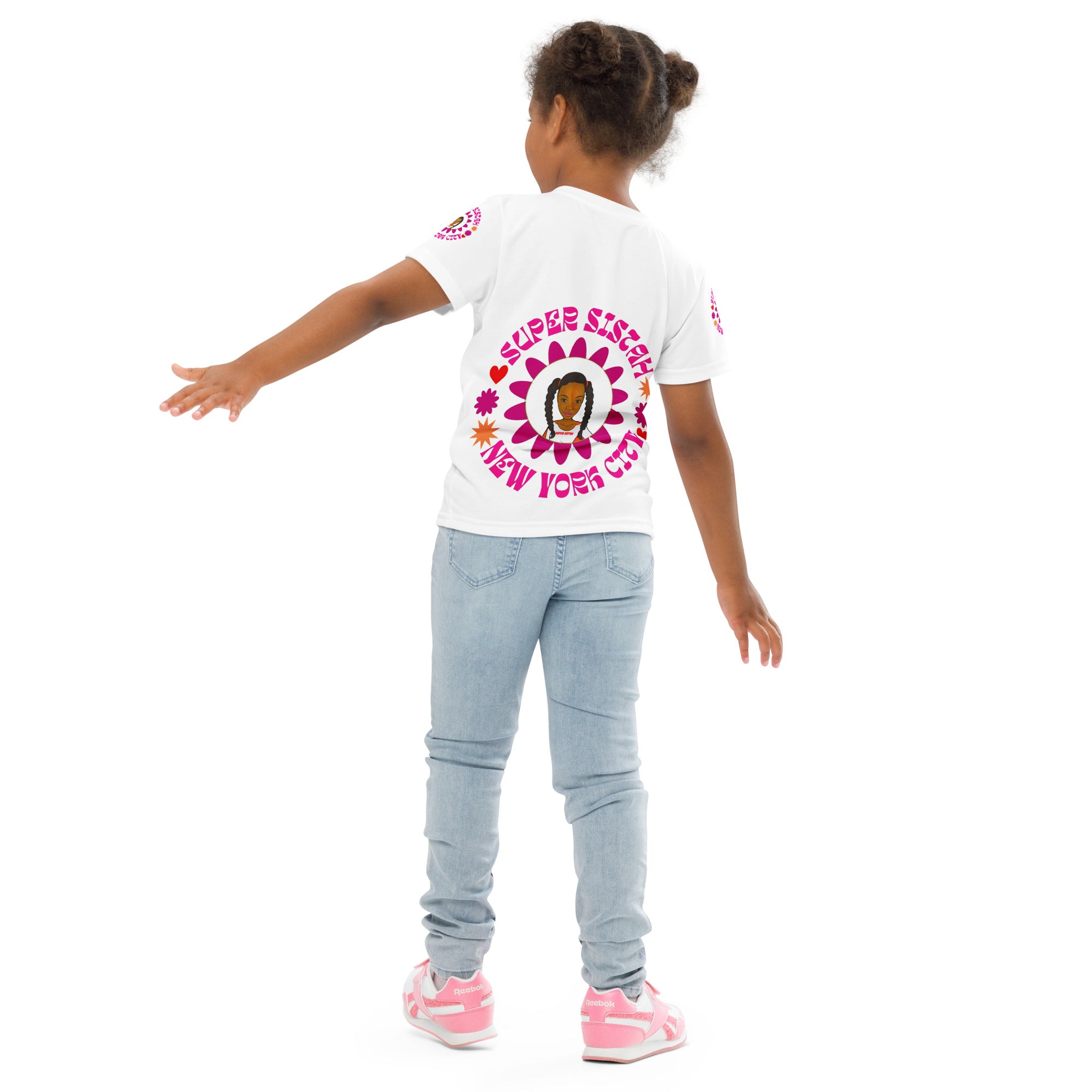 Kids crew neck t-shirt - Super Sistah New York City - VivaSistah