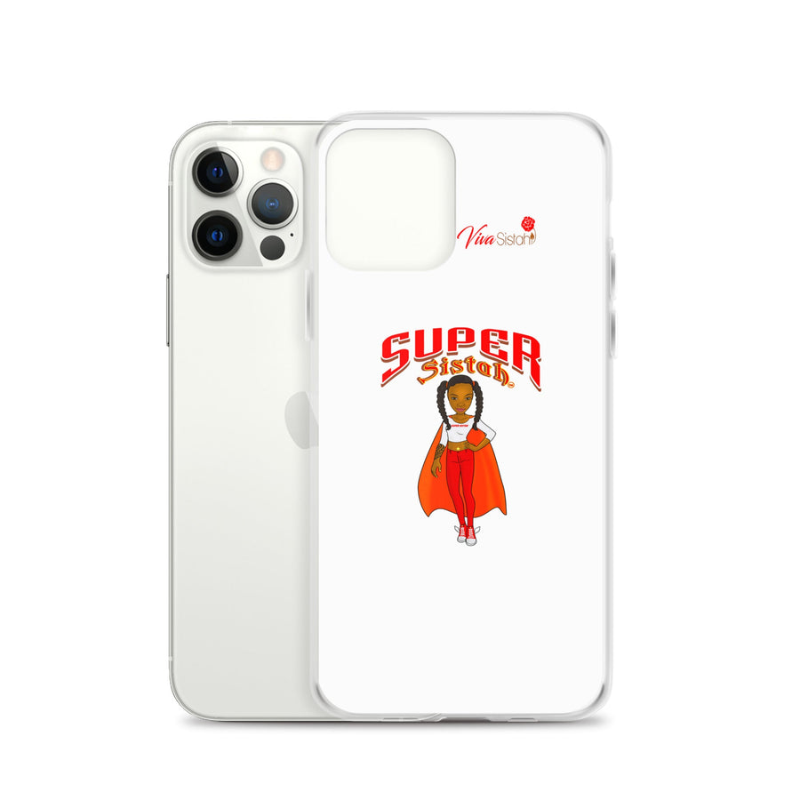 Clear Case for iPhone® Super Sistah w logo
