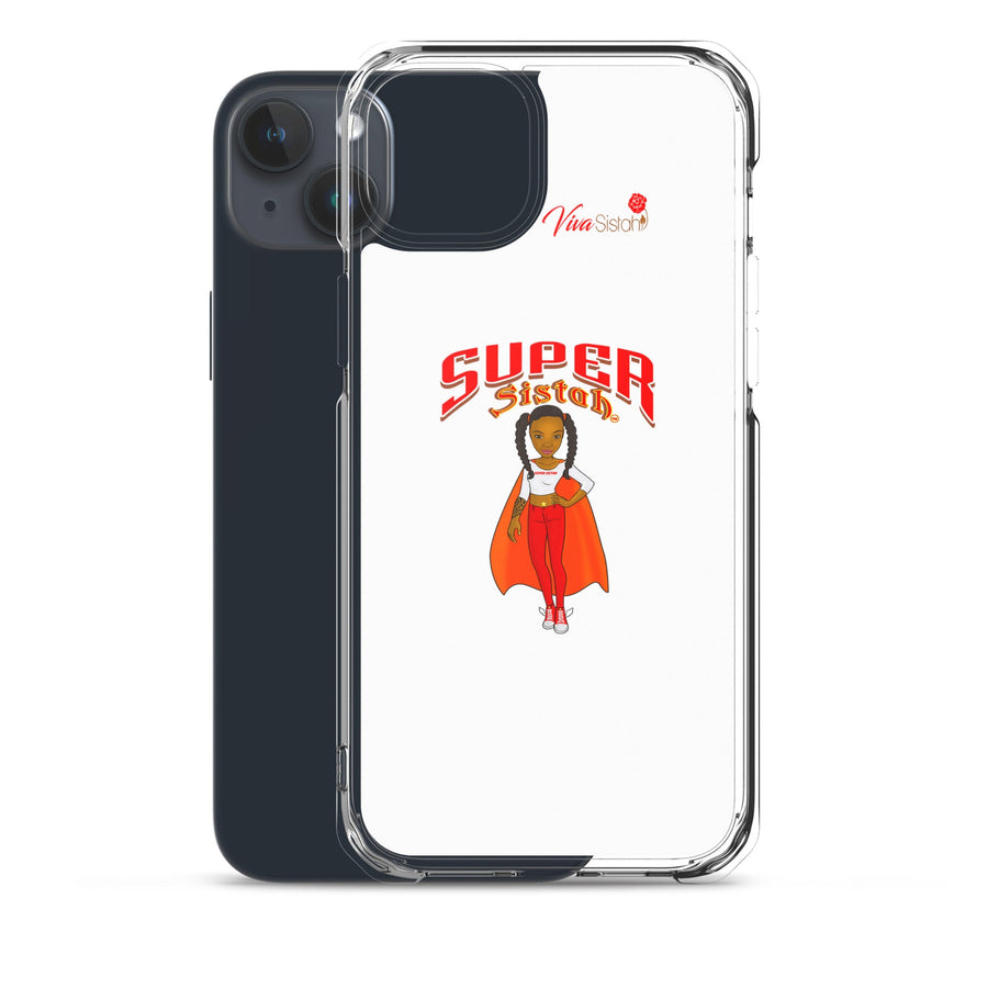 Clear Case for iPhone® Super Sistah w logo