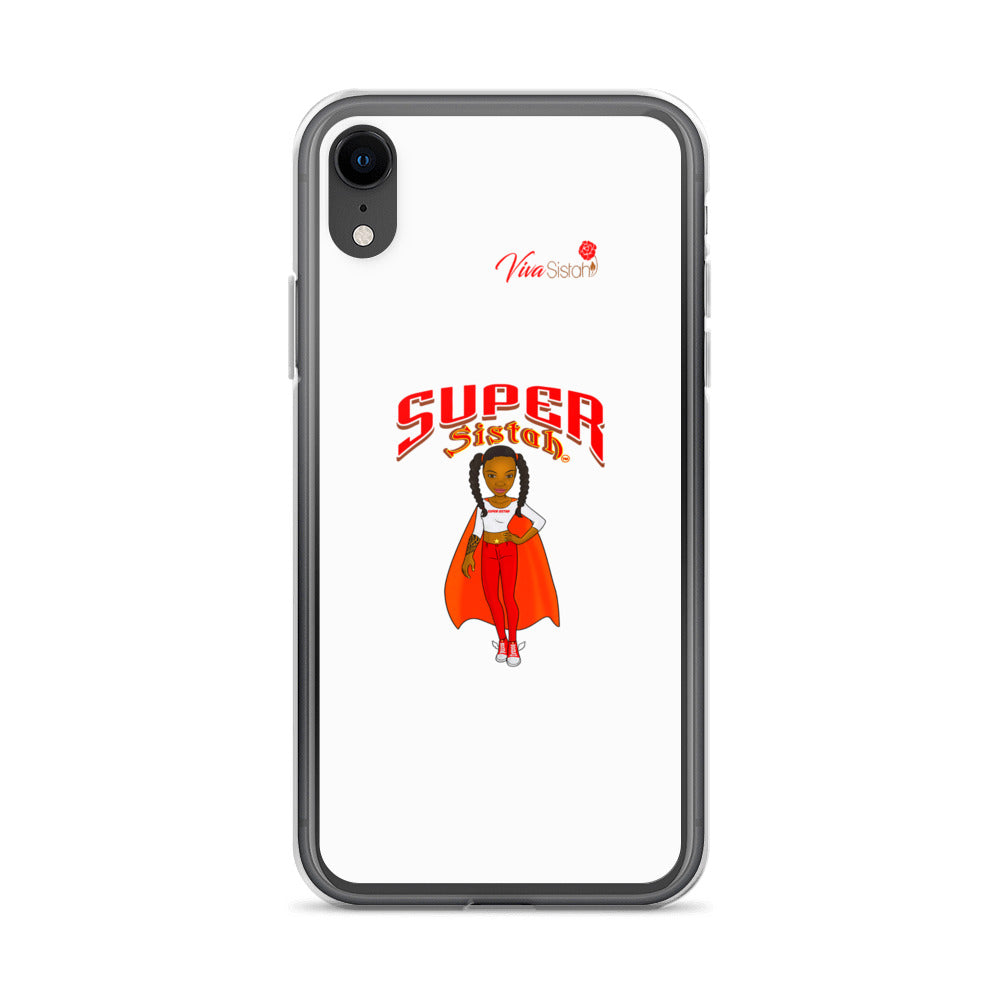 Clear Case for iPhone® Super Sistah w logo