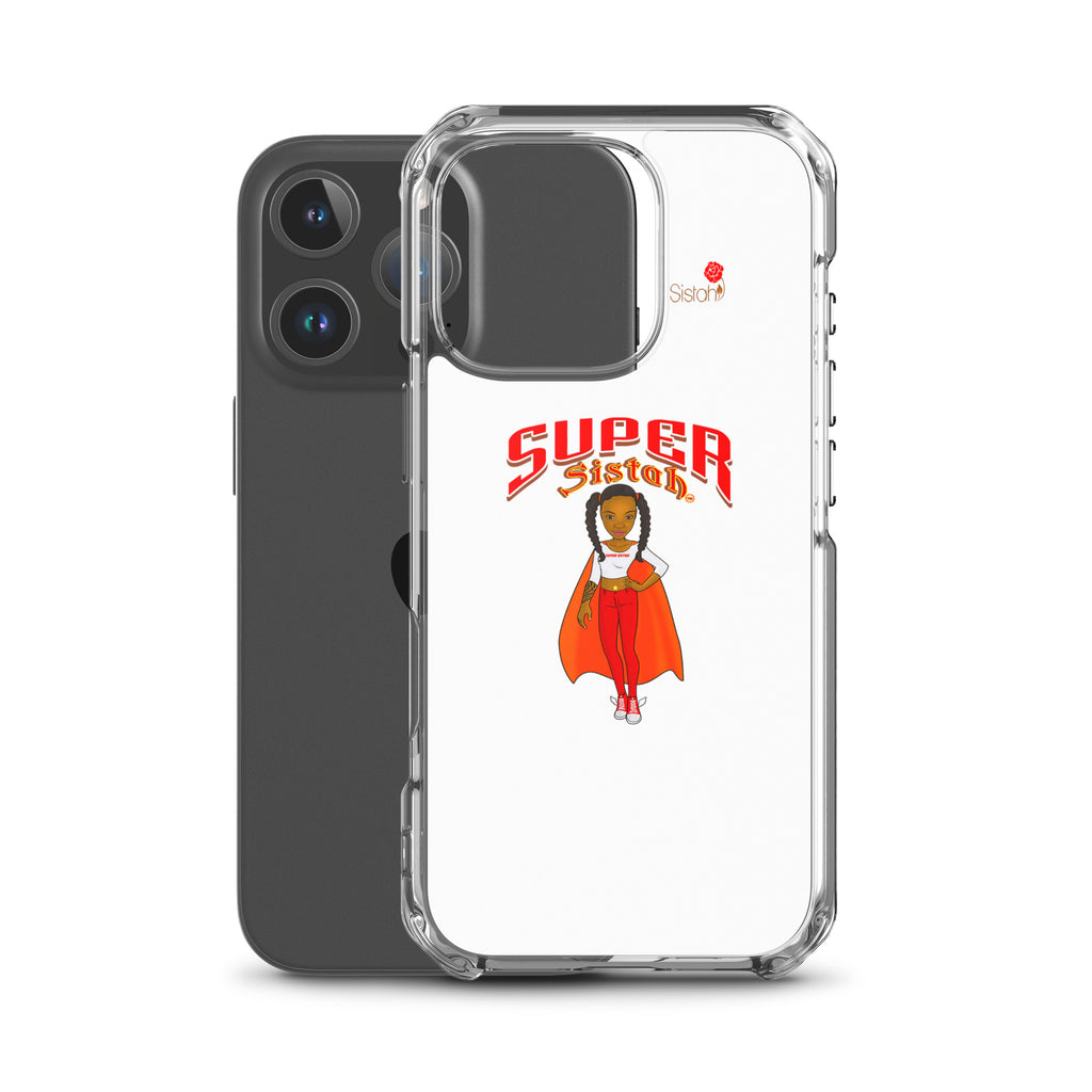 Clear Case for iPhone® Super Sistah w logo