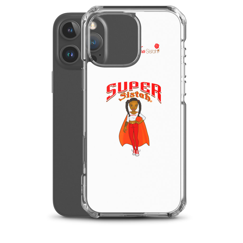Clear Case for iPhone® Super Sistah w logo