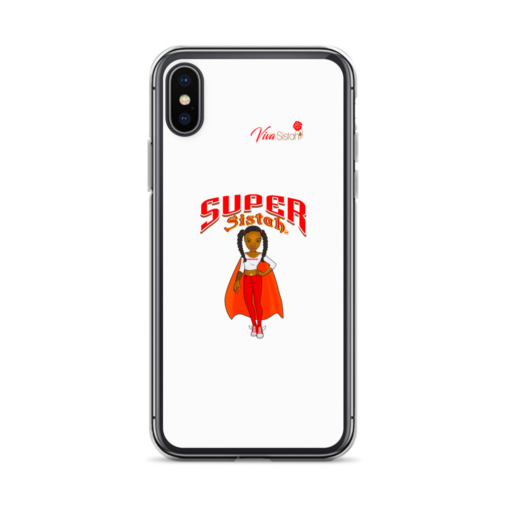 Clear Case for iPhone® Super Sistah w logo