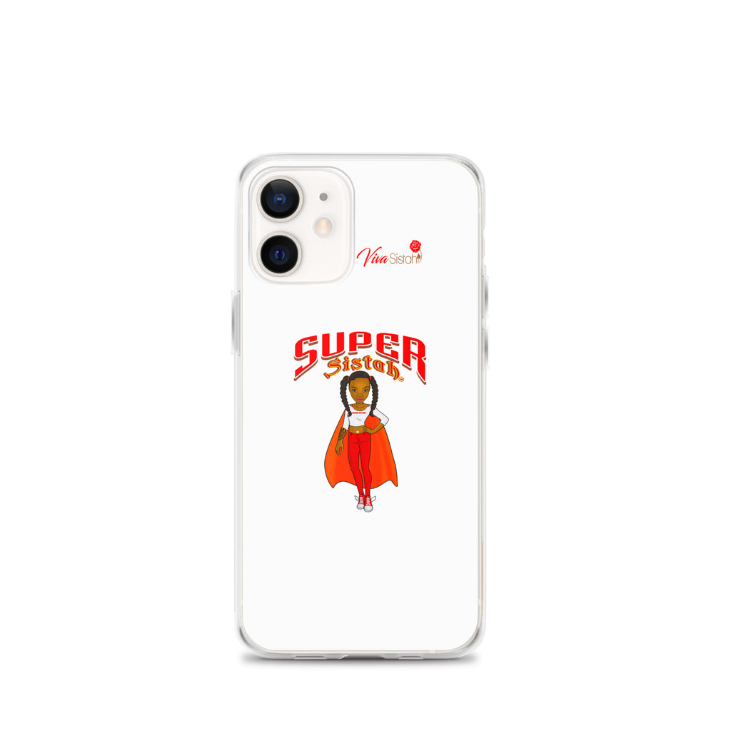 Clear Case for iPhone® Super Sistah w logo - VivaSistah