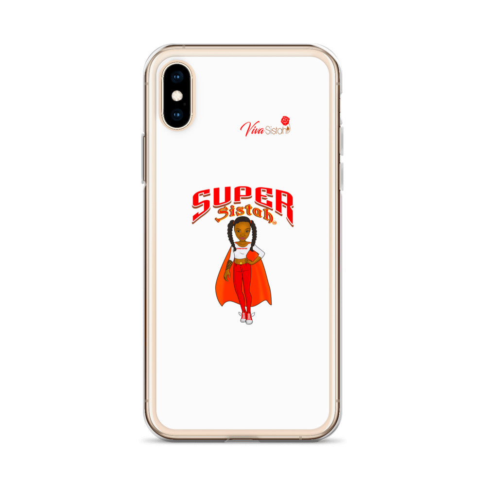 Clear Case for iPhone® Super Sistah w logo