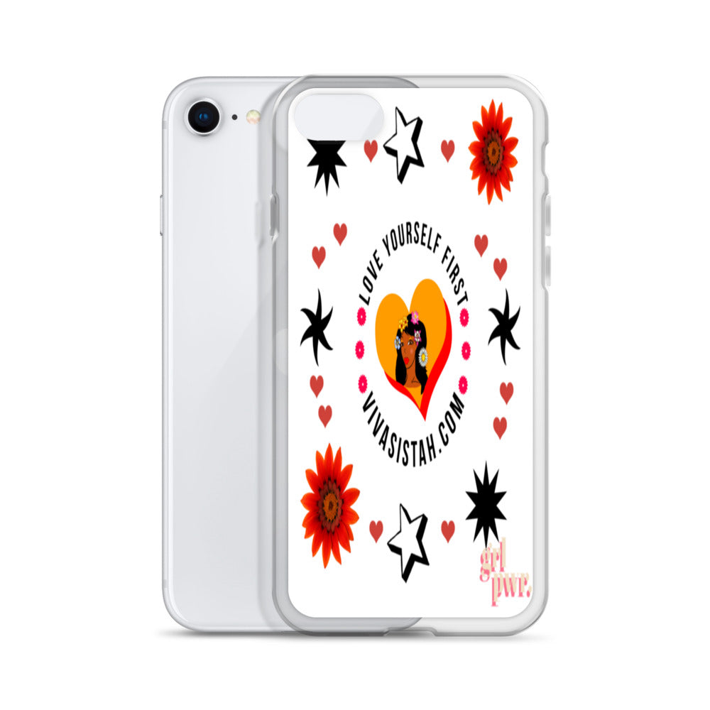 Clear Case for iPhone® Jade flowers Flowers & Stars
