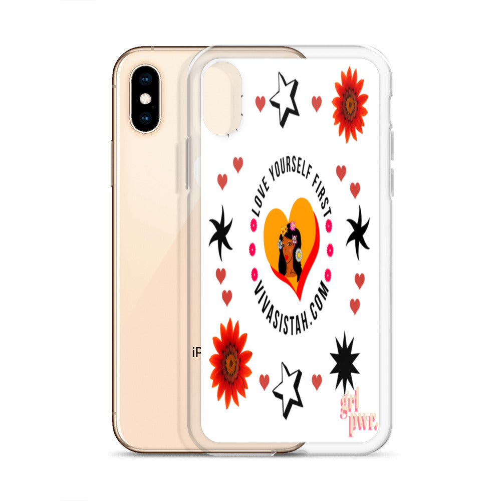 Clear Case for iPhone® Jade flowers Flowers & Stars