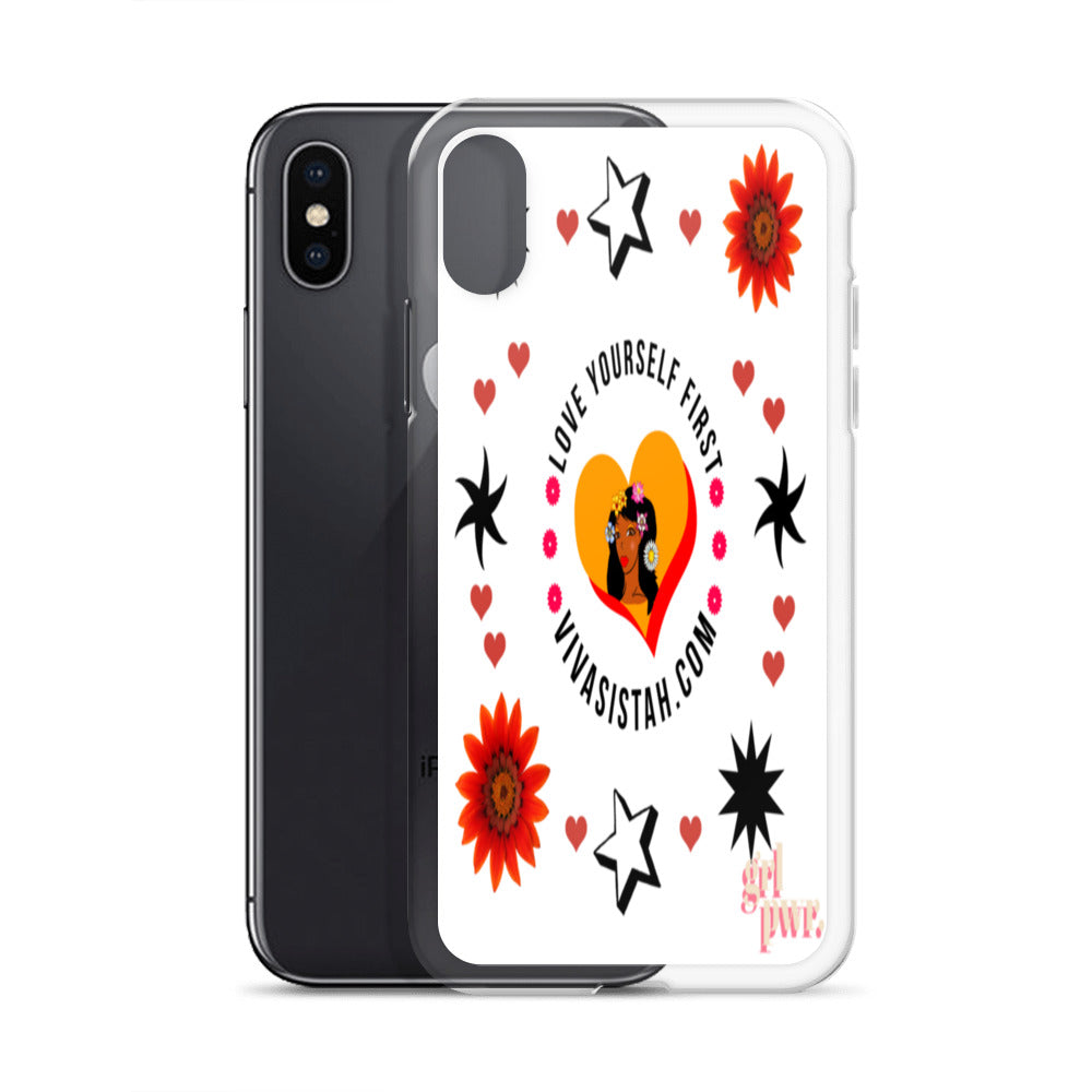 Clear Case for iPhone® Jade flowers Flowers & Stars