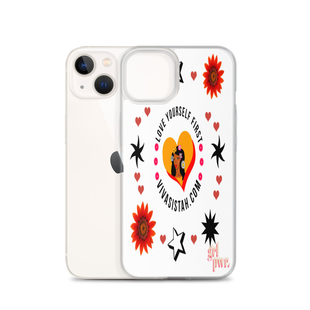 Clear Case for iPhone® Jade flowers Flowers & Stars - VivaSistah