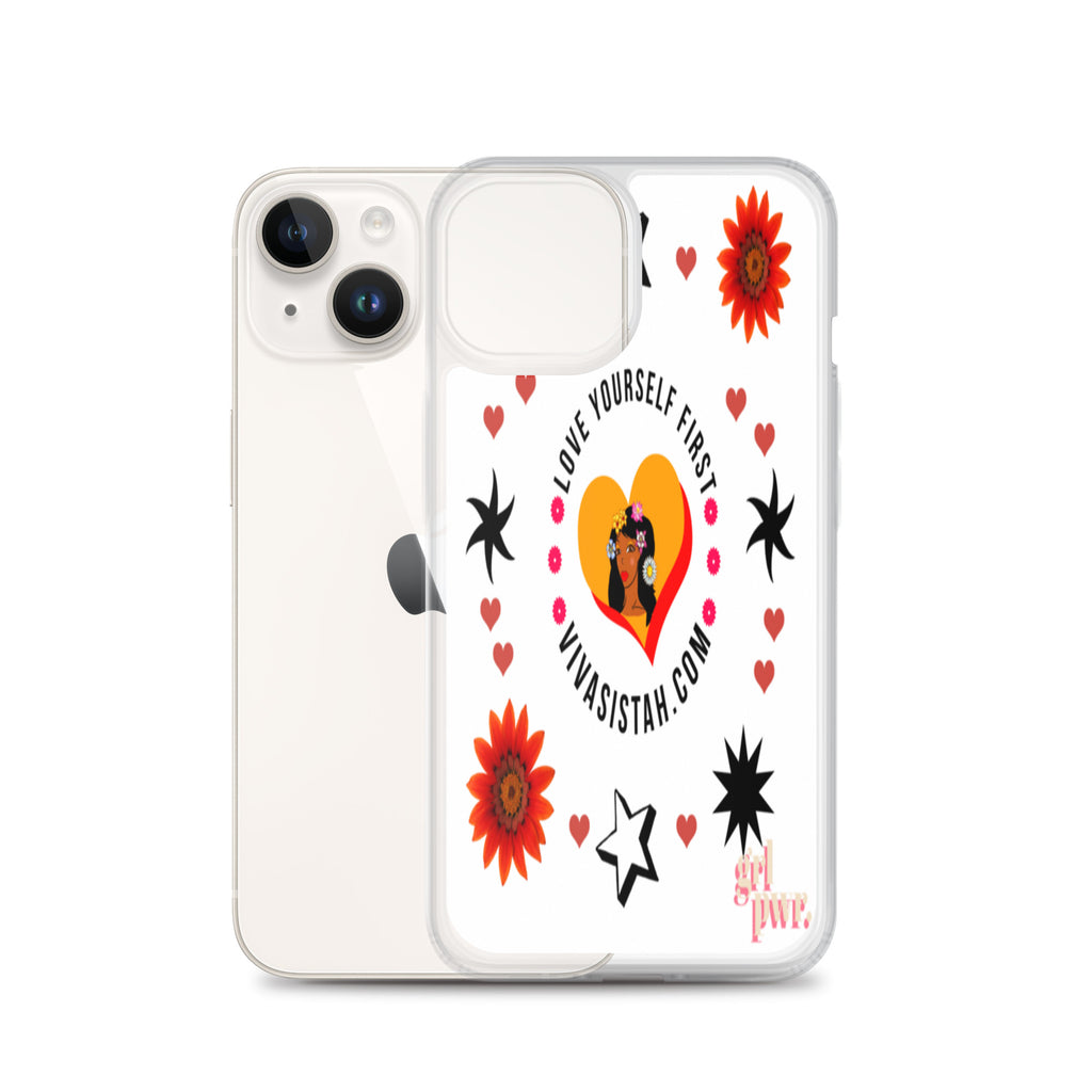 Clear Case for iPhone® Jade flowers Flowers & Stars
