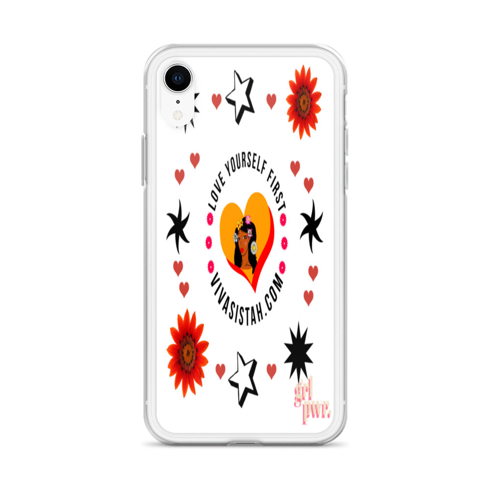 Clear Case for iPhone® Jade flowers Flowers & Stars