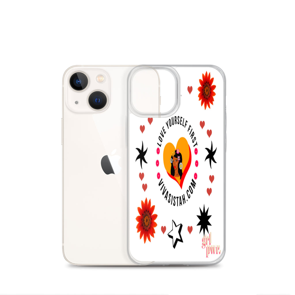 Clear Case for iPhone® Jade flowers Flowers & Stars - VivaSistah