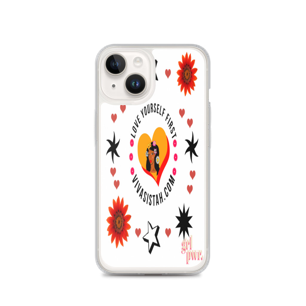 Clear Case for iPhone® Jade flowers Flowers & Stars - VivaSistah