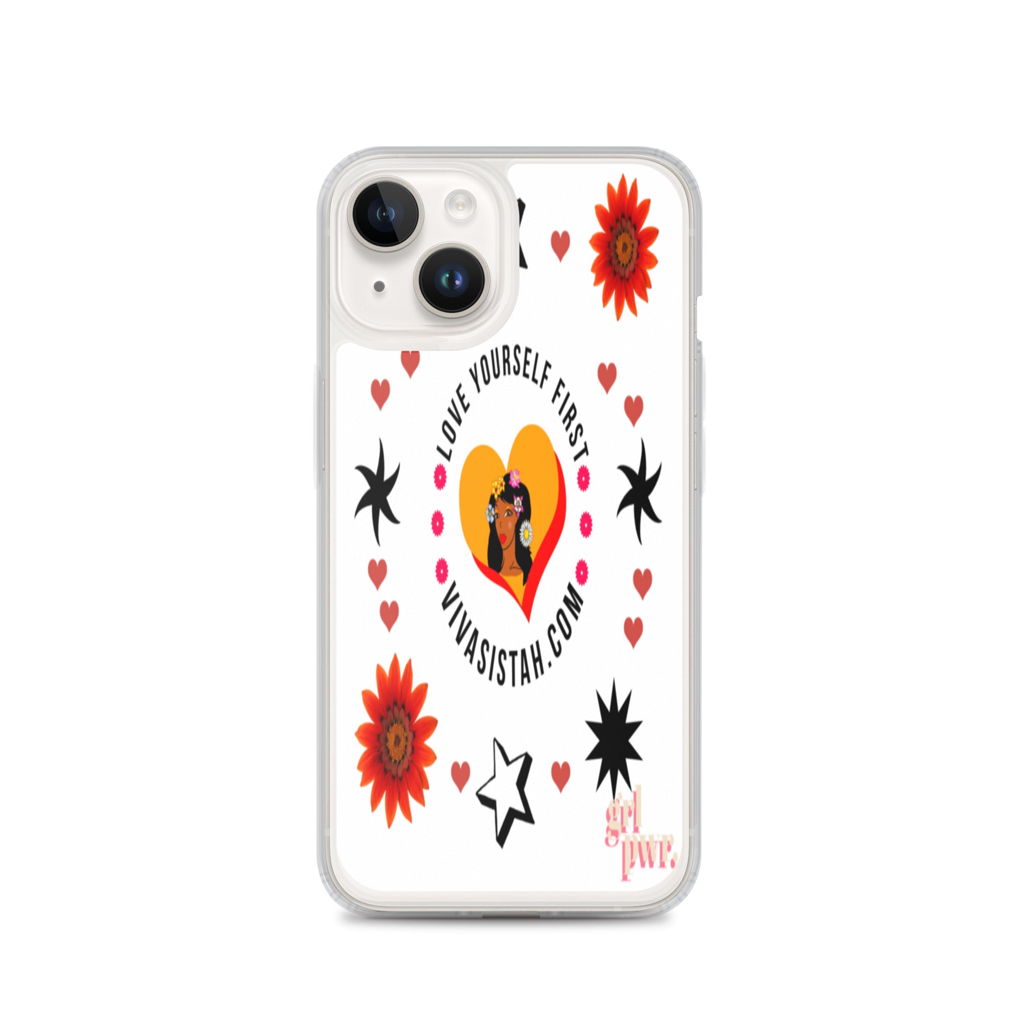 Clear Case for iPhone® Jade flowers Flowers & Stars - VivaSistah