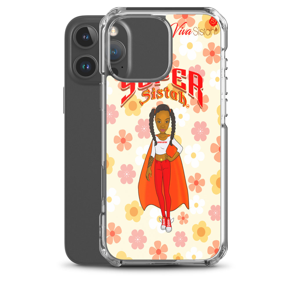 Clear Case for iPhone® Super Sistah floral BEST SELLING