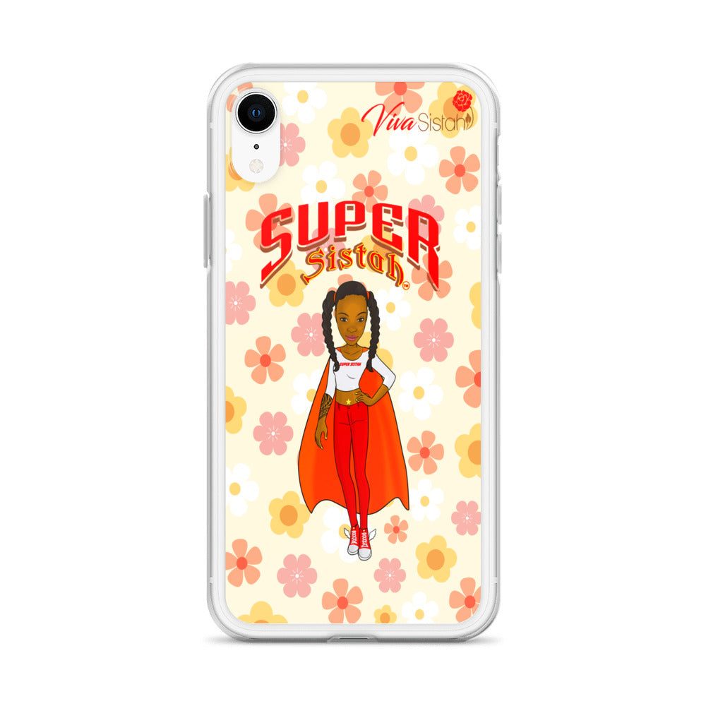 Clear Case for iPhone® Super Sistah floral BEST SELLING