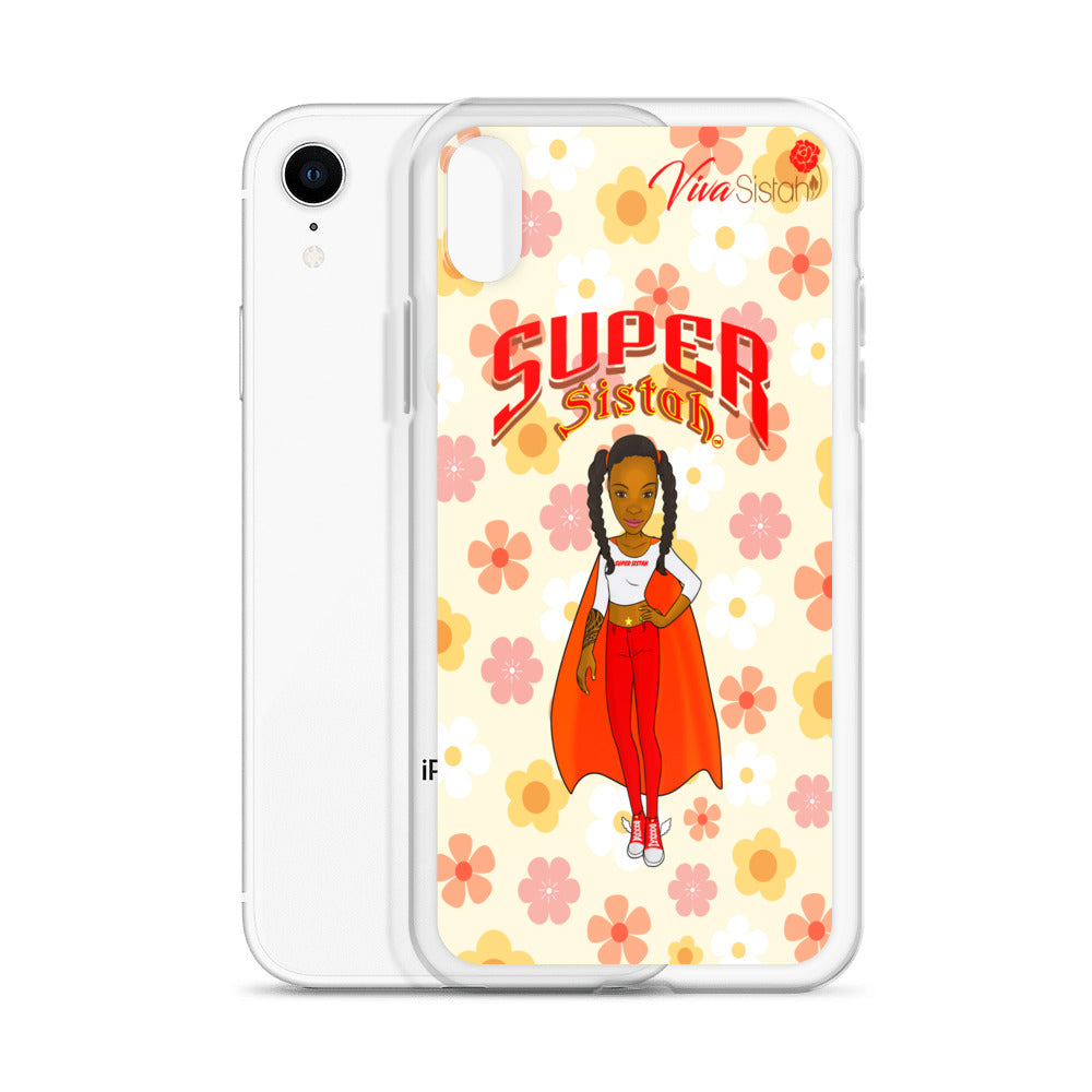 Clear Case for iPhone® Super Sistah floral BEST SELLING