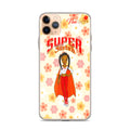 Clear Case for iPhone® Super Sistah floral - VivaSistah