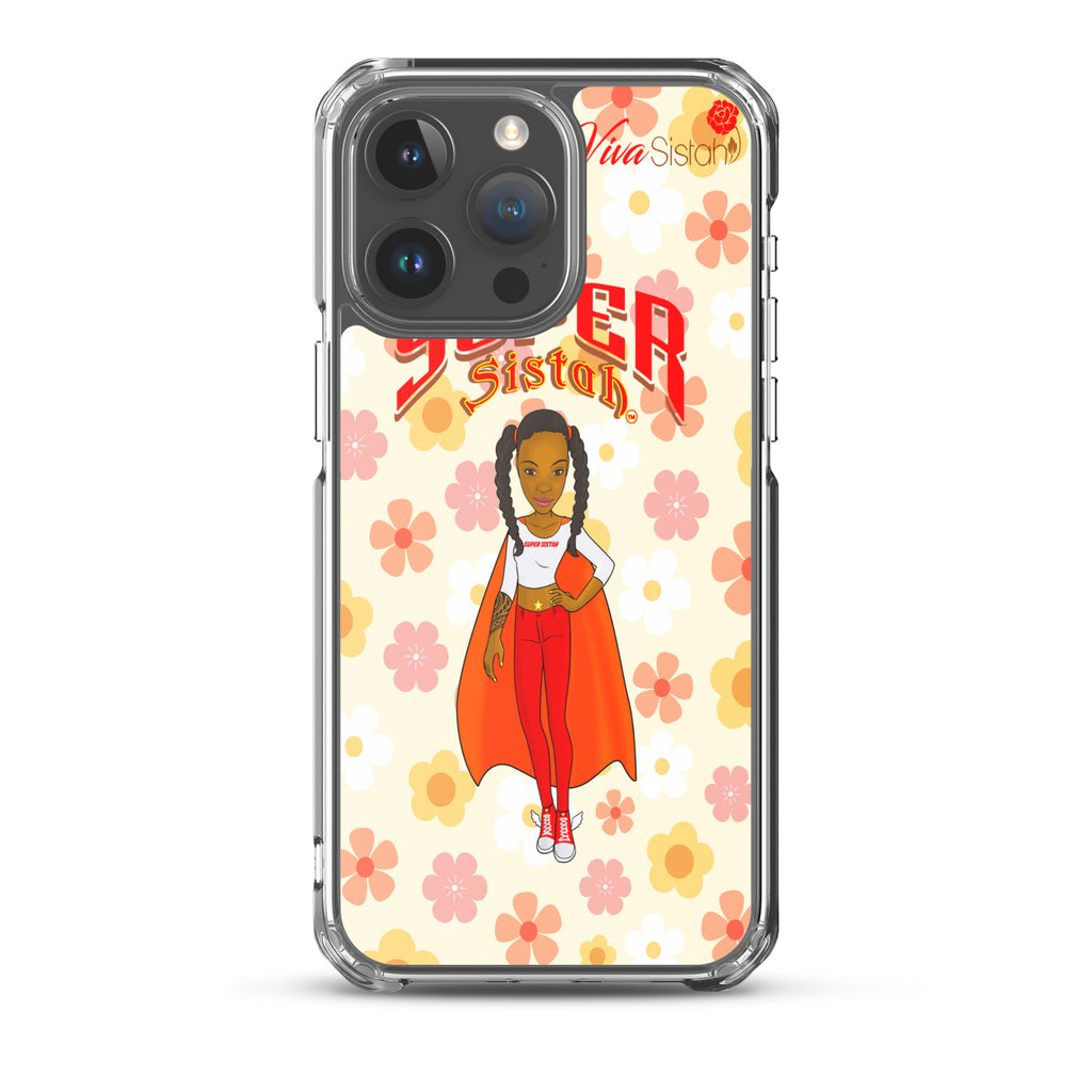 Clear Case for iPhone® Super Sistah floral BEST SELLING