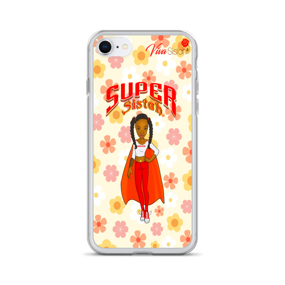 Clear Case for iPhone® Super Sistah floral BEST SELLING