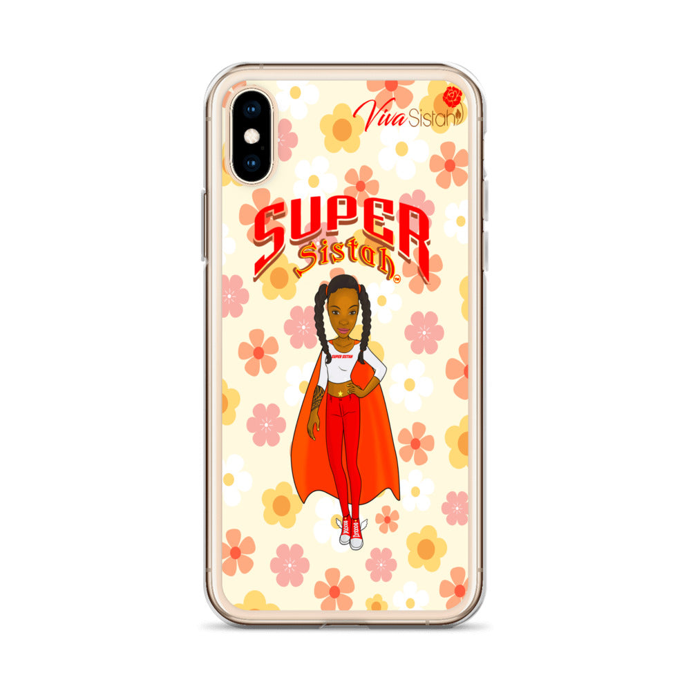 Clear Case for iPhone® Super Sistah floral BEST SELLING