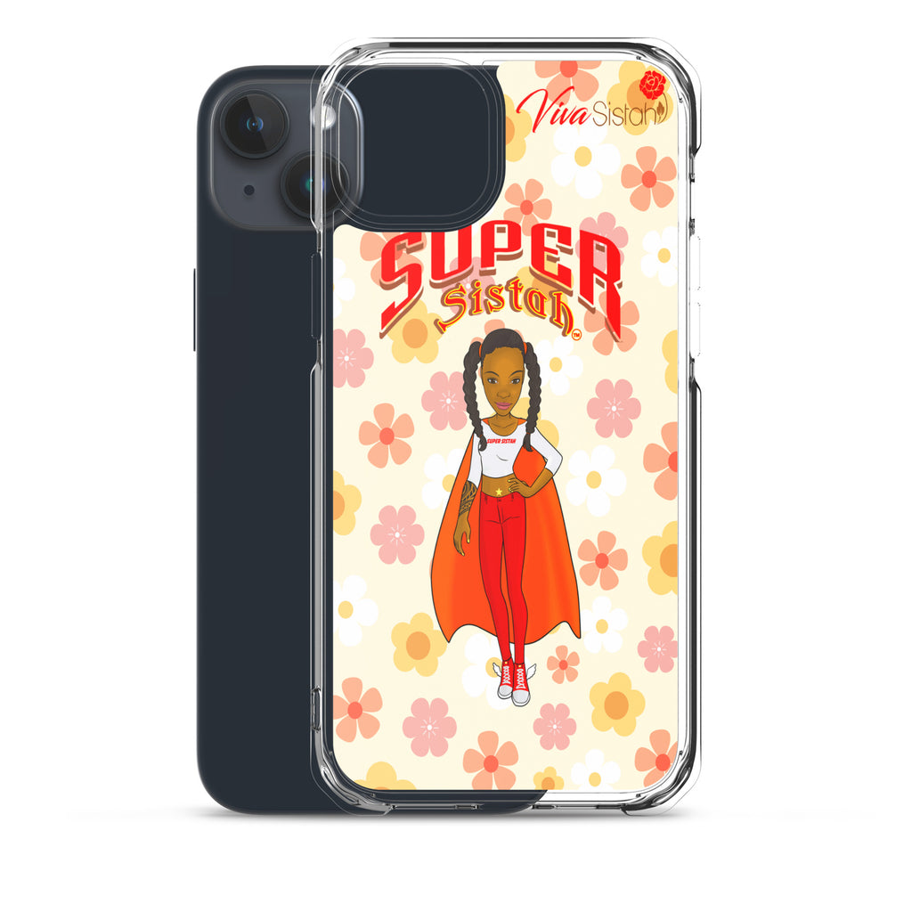 Clear Case for iPhone® Super Sistah floral BEST SELLING