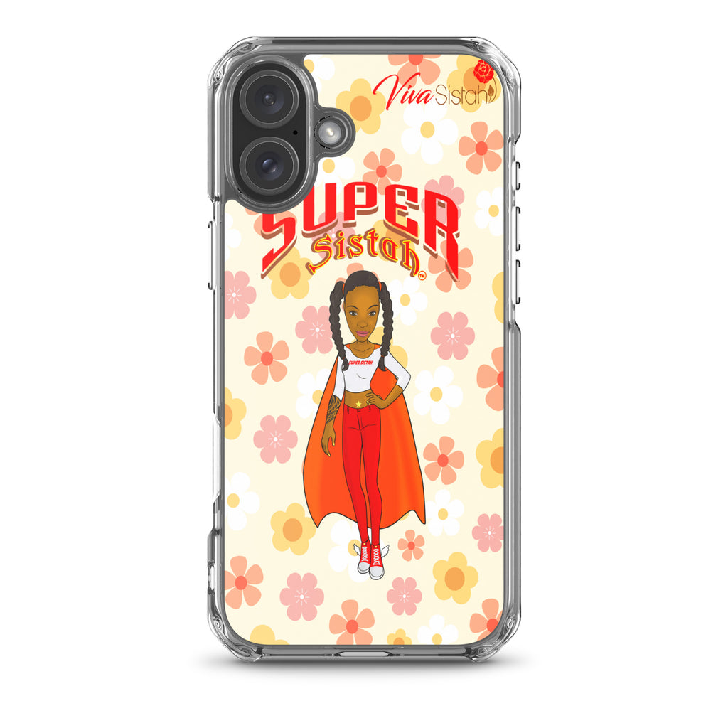 Clear Case for iPhone® Super Sistah floral BEST SELLING