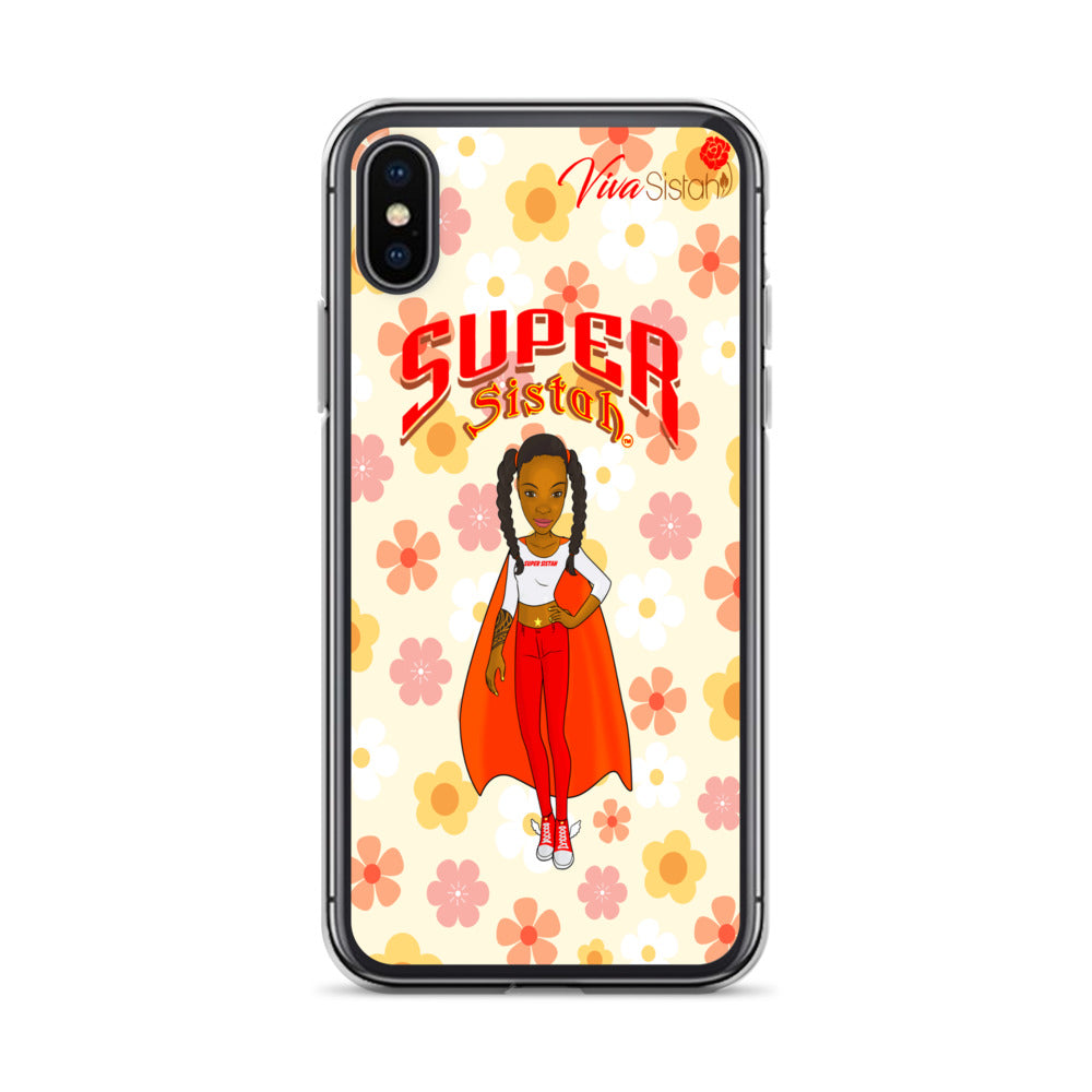 Clear Case for iPhone® Super Sistah floral BEST SELLING