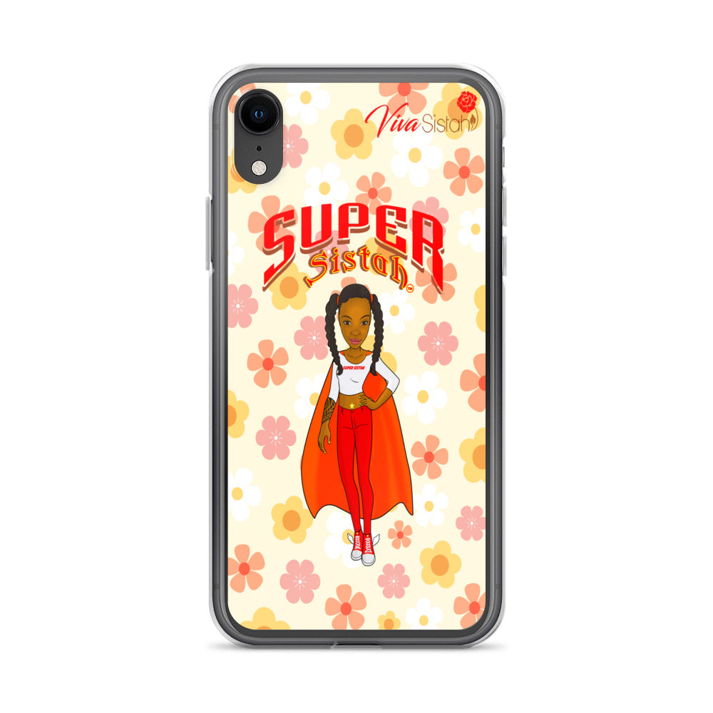 Clear Case for iPhone® Super Sistah floral BEST SELLING