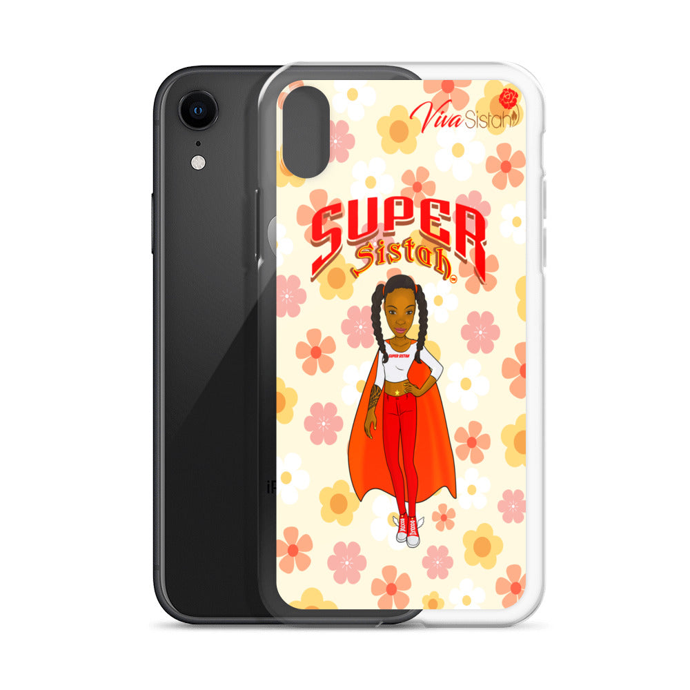 Clear Case for iPhone® Super Sistah floral BEST SELLING