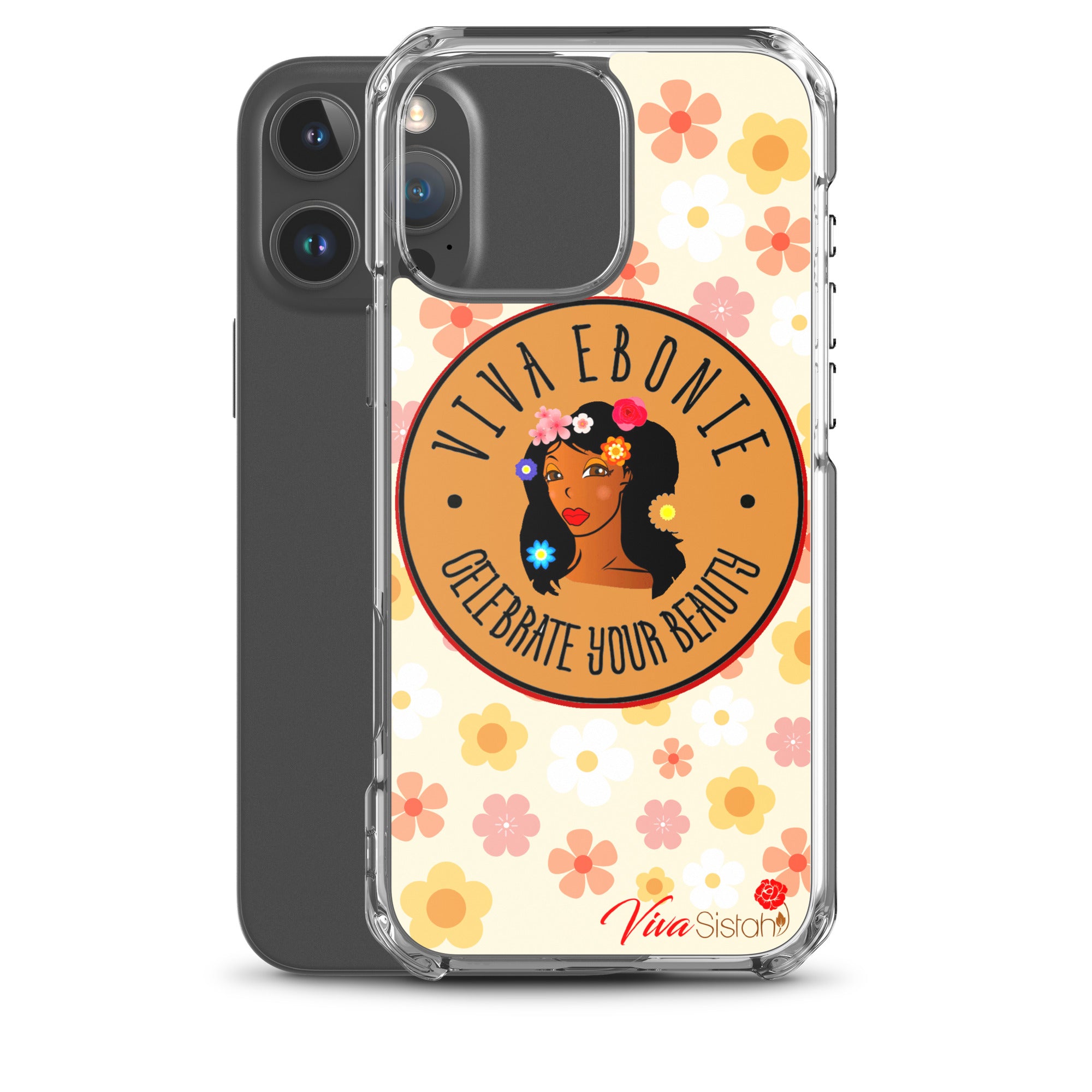 Clear Case for iPhone® Jade Flowers floral