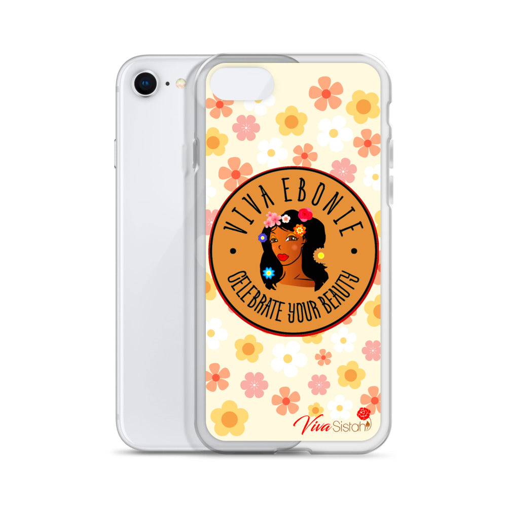 Clear Case for iPhone® Jade Flowers floral