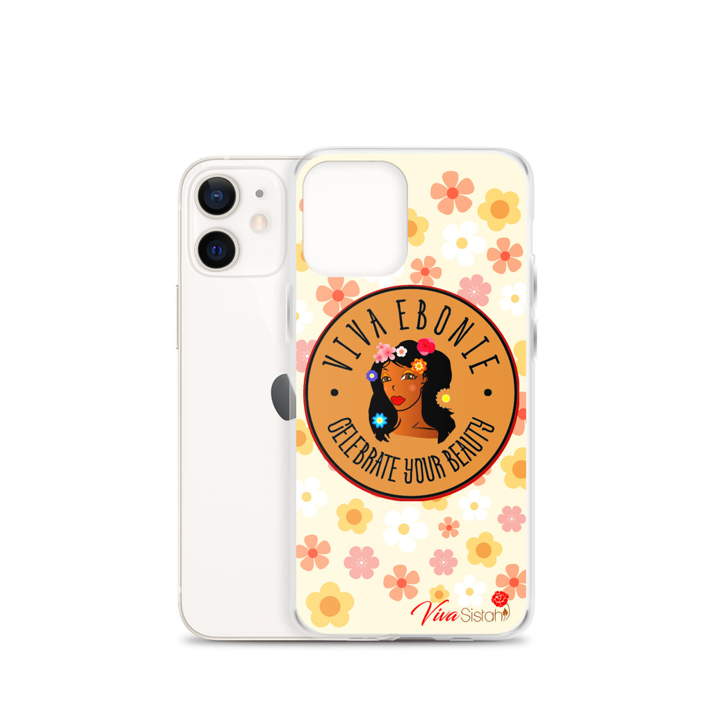 Clear Case for iPhone® Jade Flowers floral - VivaSistah